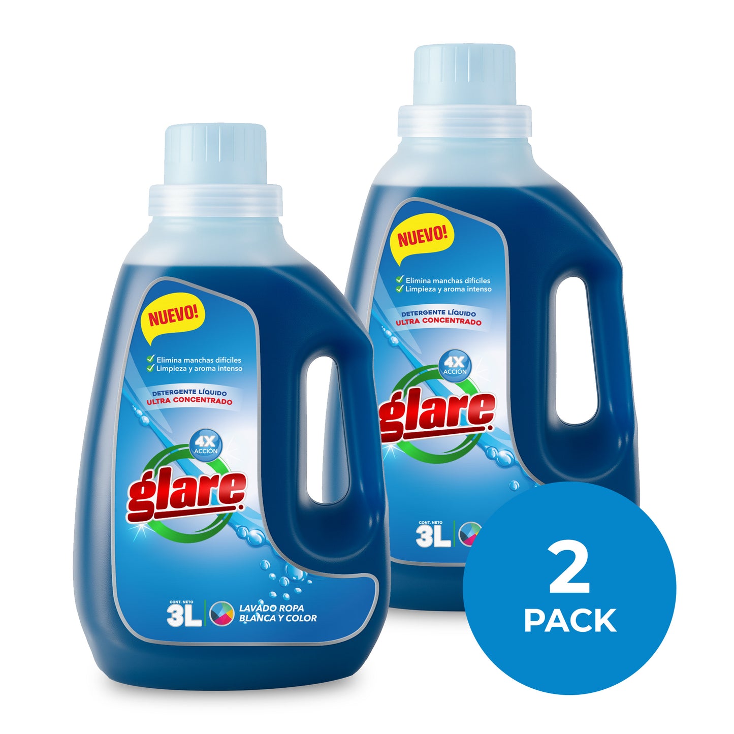 Glare Detergente Ultra Concentrado Premium 3L (2 PACK)