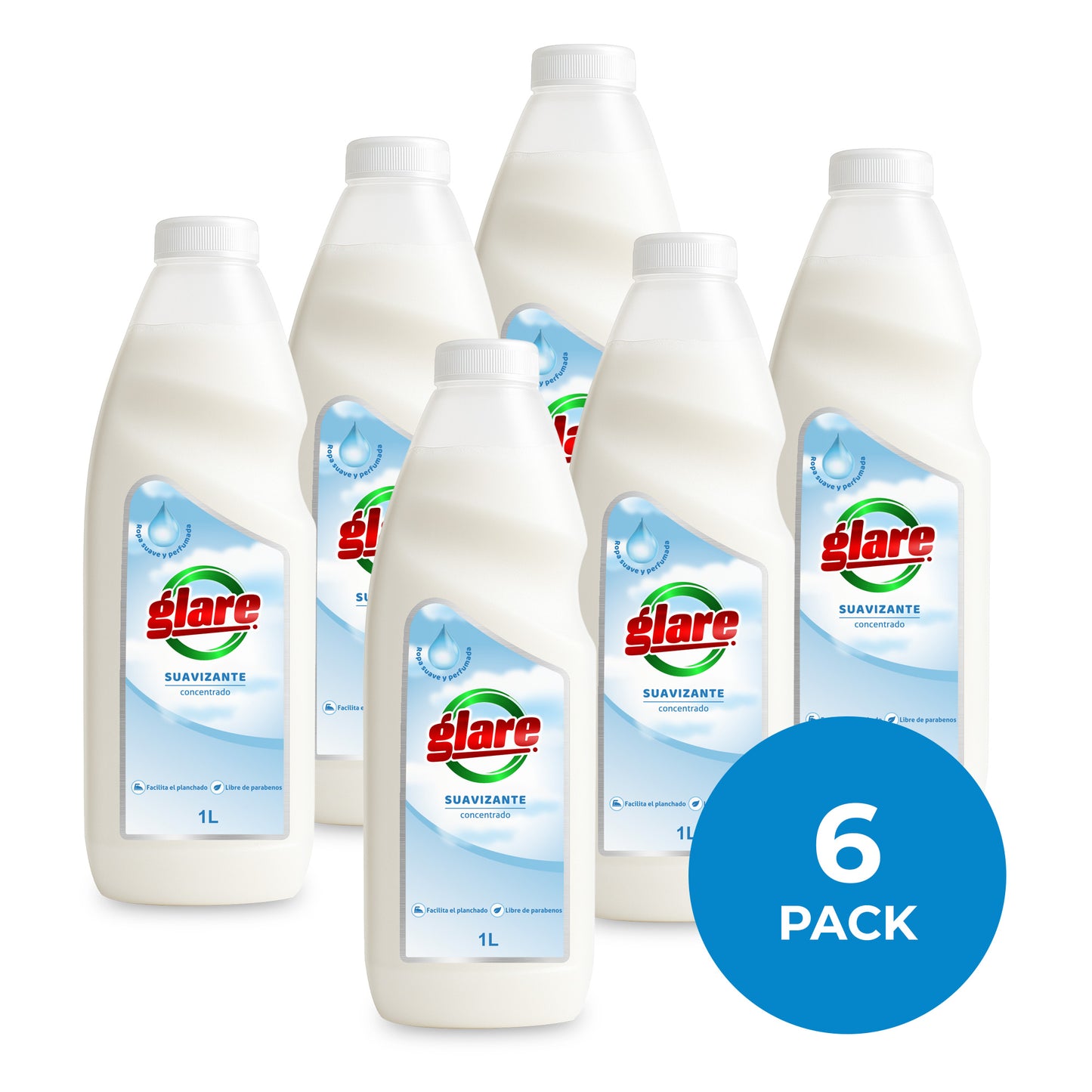 Glare Suavizante Concentrado Premium 1 LT (6 PACK)
