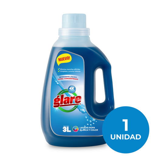 Glare Detergente Ultra Concentrado Premium 3L (Unitario)