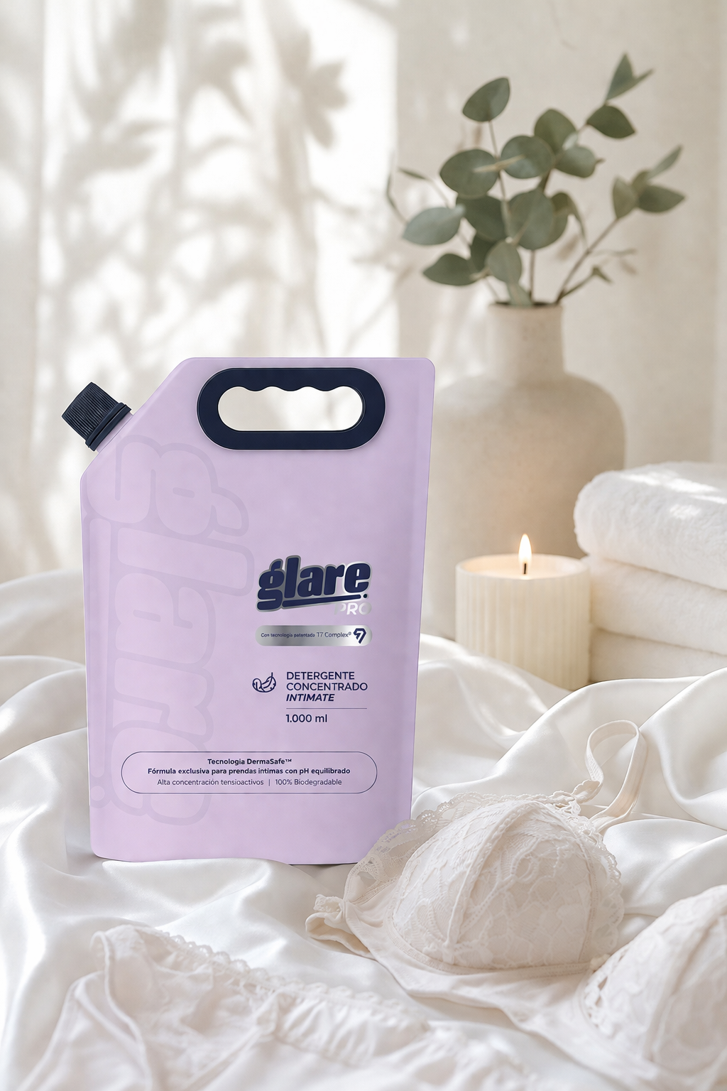 Detergente Glare Pro Intimate 1L hipoalergénico para prendas delicadas y lencería